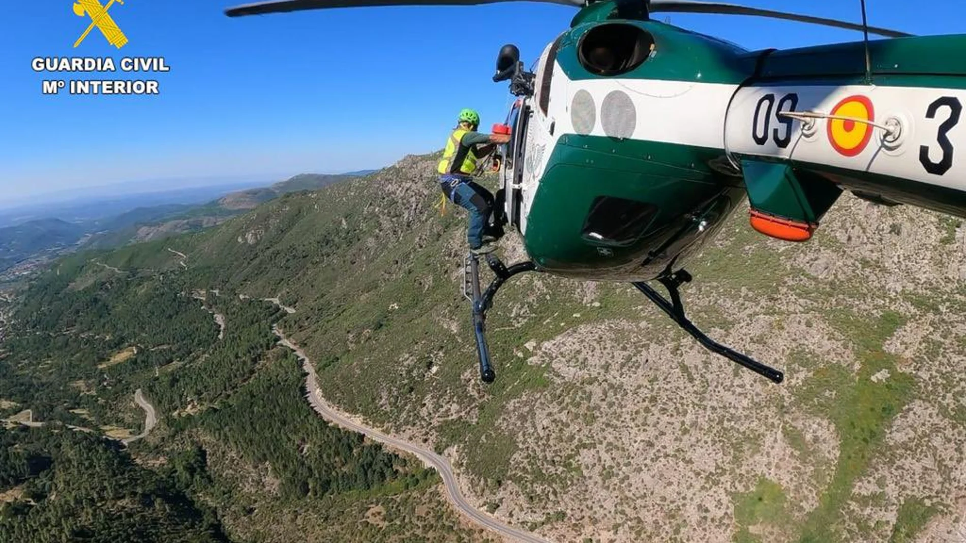 Foto de archivo de un rescate de la Guardia Civil