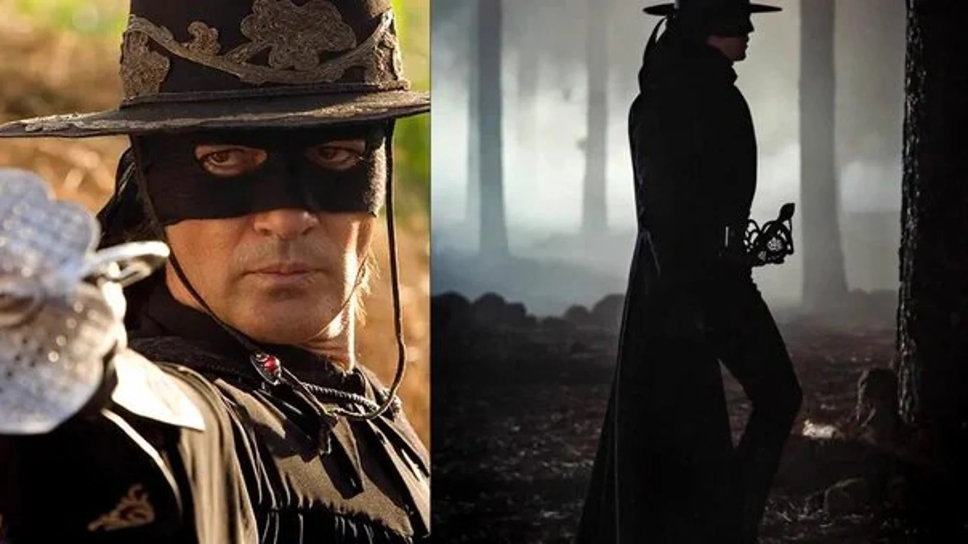 Miguel Bernardeu y Antonio Banderas en la piel de 'El Zorro'