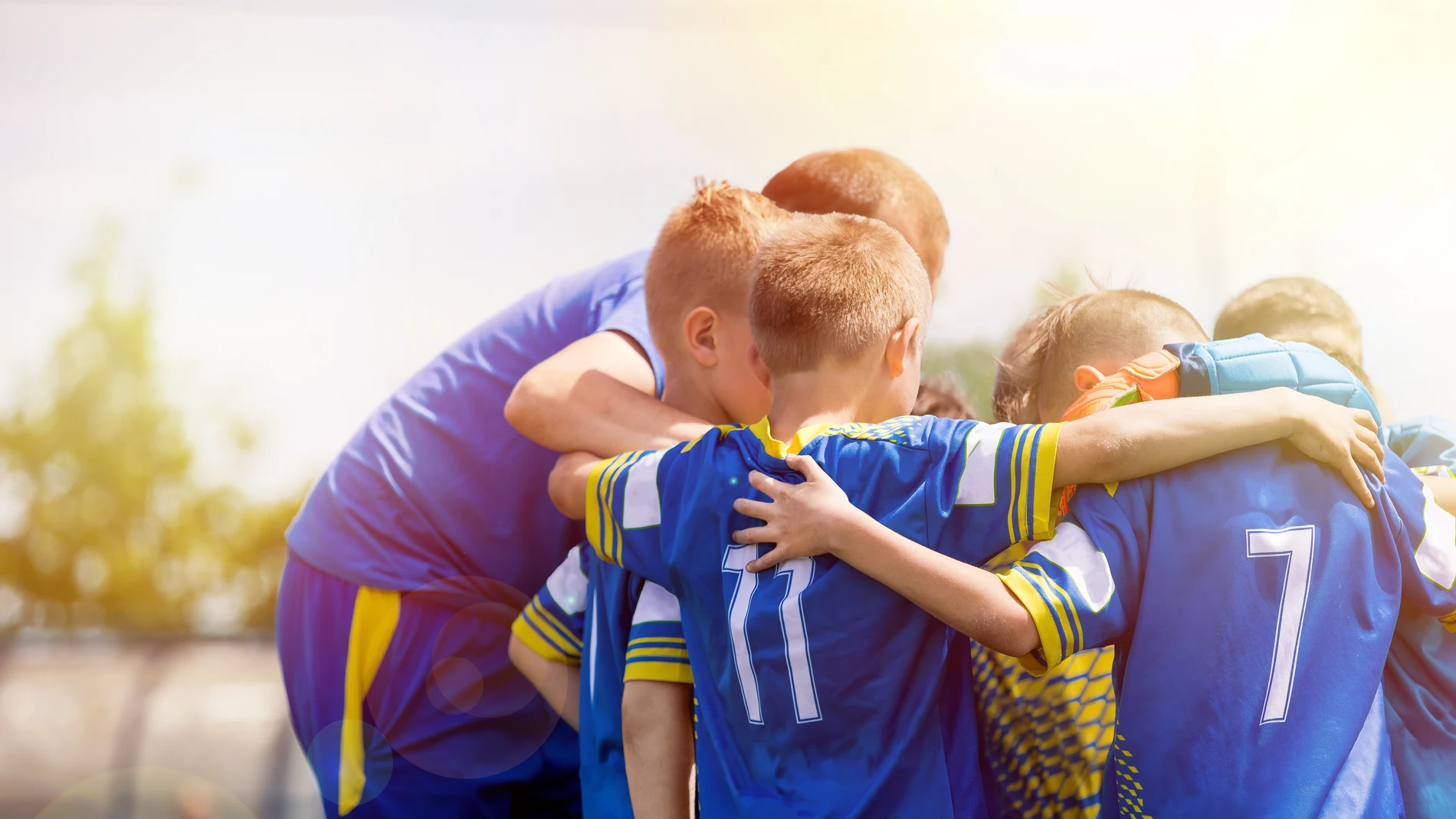 Equipo de fútbol infantil