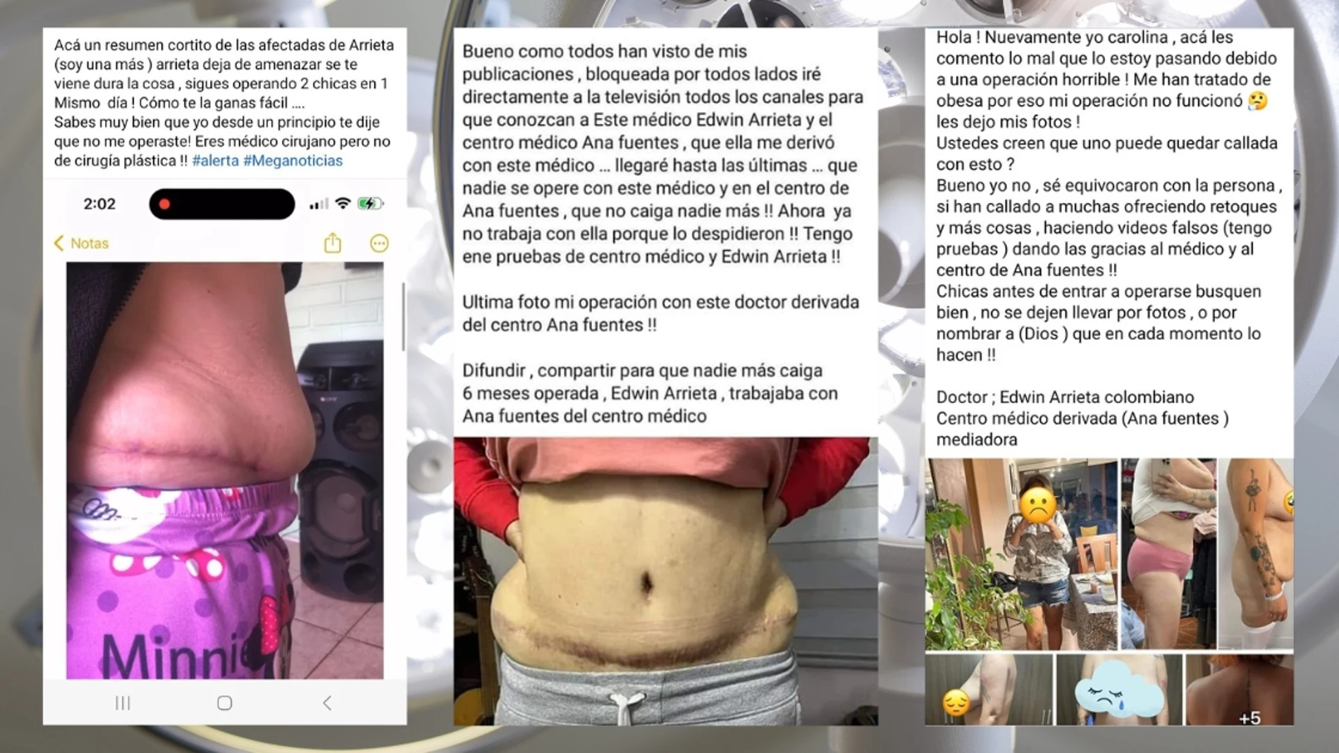 Edwin arrieta, acusado por mala praxis por sus pacientes: "testimonio"