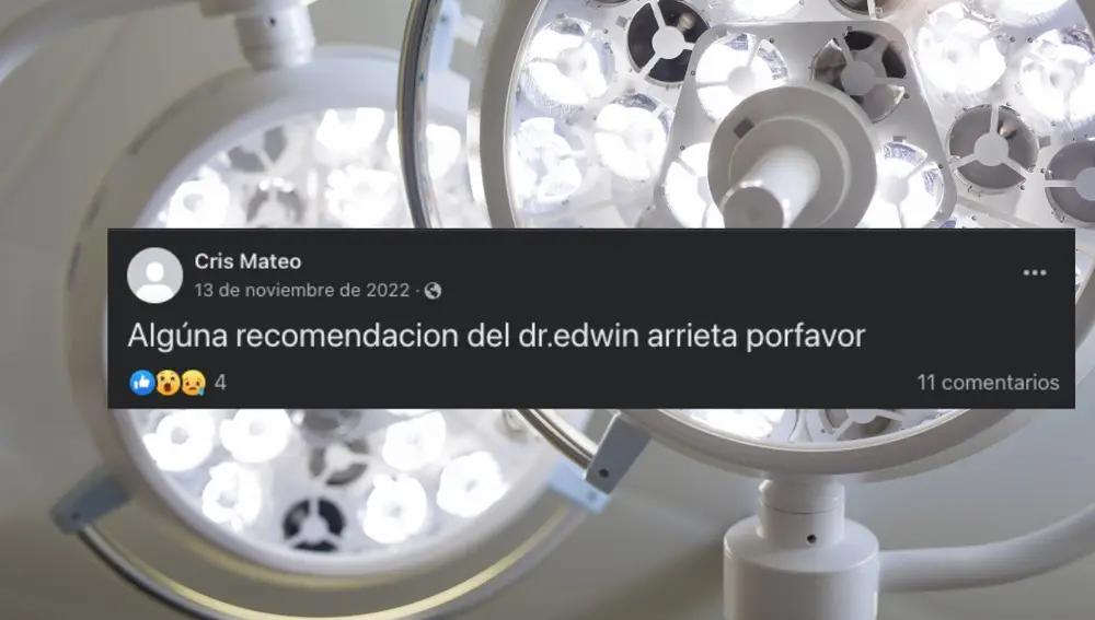 Edwin arrieta, acusado por mala praxis por sus pacientes: "testimonio"