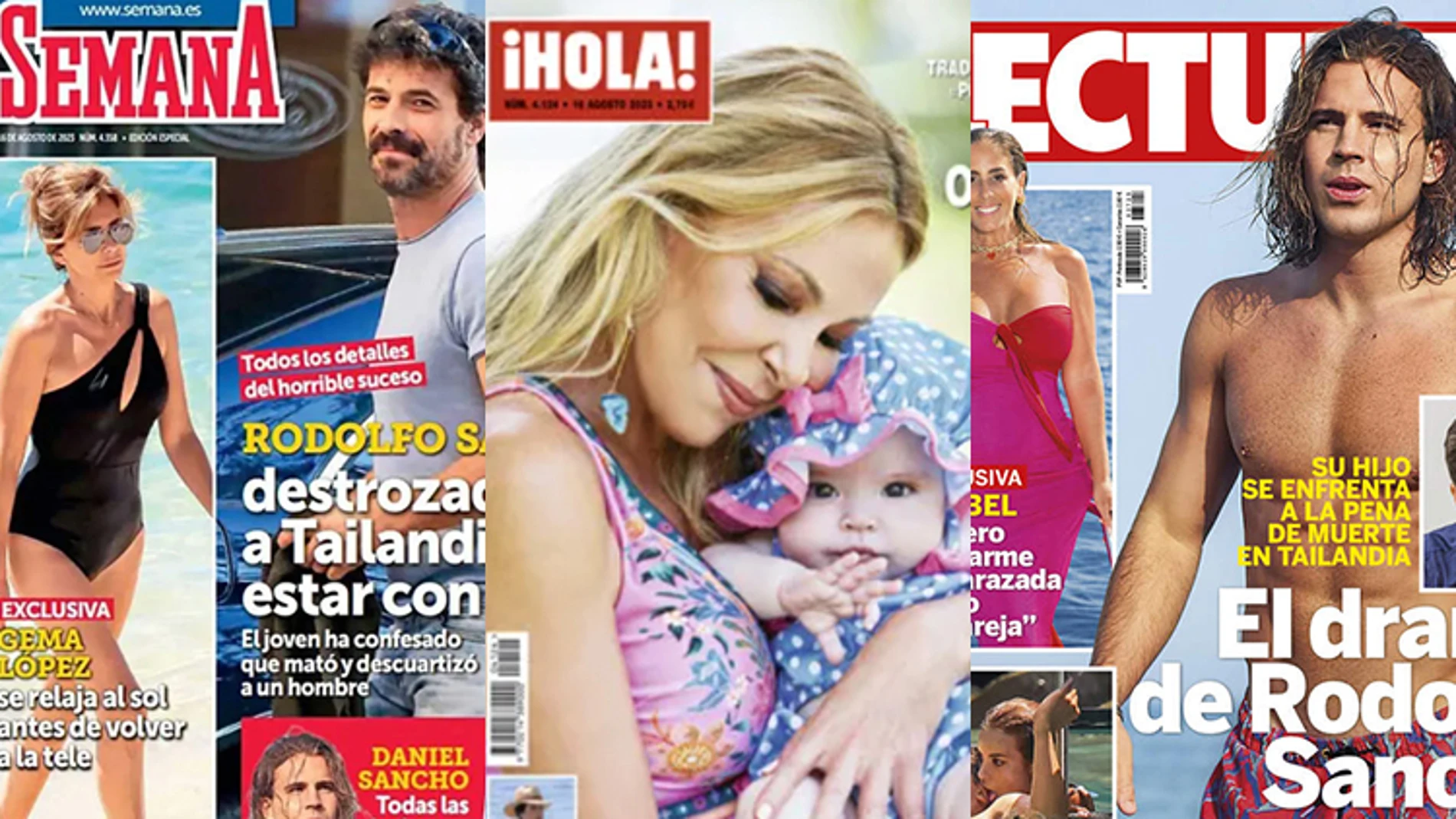 Kiosco rosa: Daniel Sancho acapara todas las portadas, pero los besos le roban protagonismo