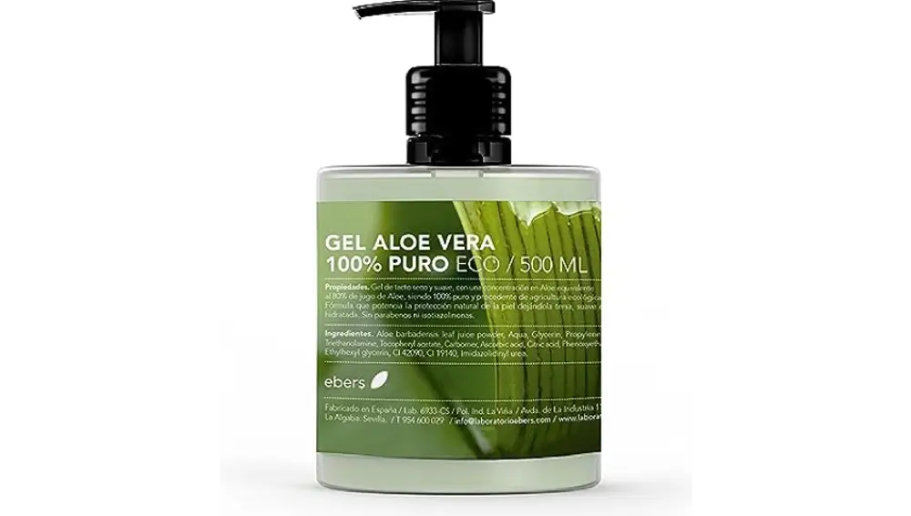 Aloe vera gel 100% puro