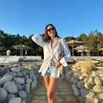 Vicky Martín Berrocal con shorts.