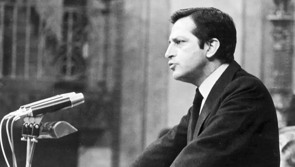 Debate de investidura de Adolfo Suárez (UCD) en 1979.
