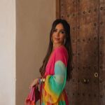 Rocío Osorno con vestido de Zara.
