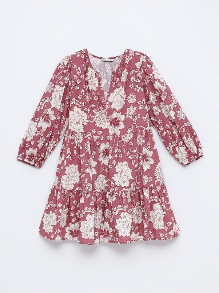 Vestido corto popelin