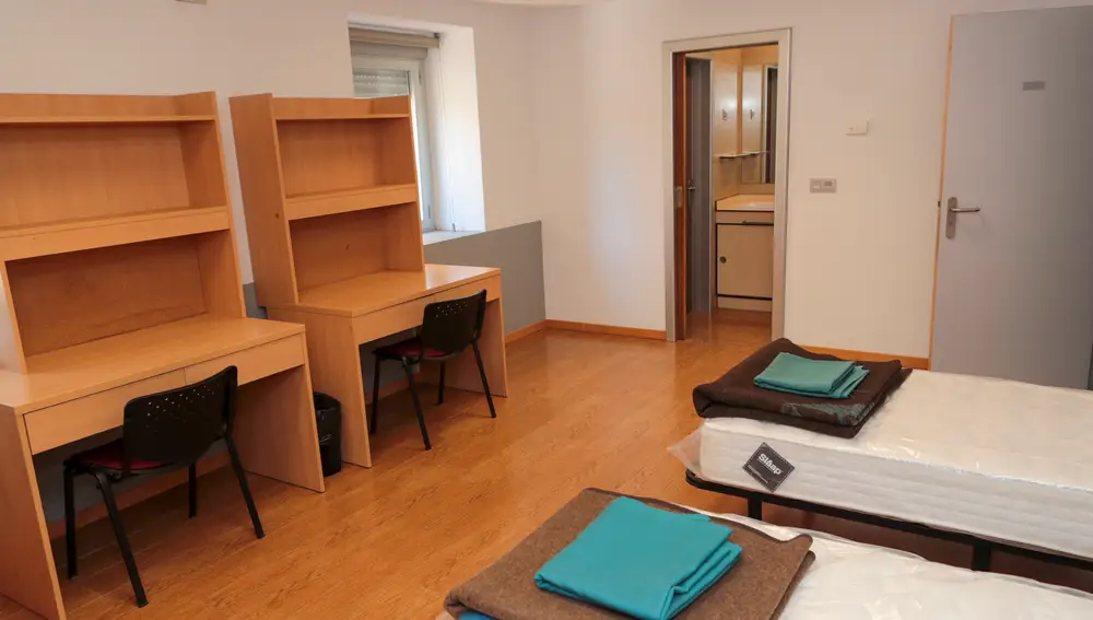 Una de las camaretas de la Academia General Militar de Zaragoza