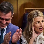 Pedro Sánchez y Yolanda Díaz