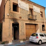 Un detenido tras declararse un incendio en una casa ocupada en Segovia capital