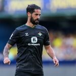 Isco, en su estreno con el Betis en Liga ante el Villarreal