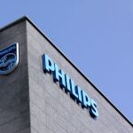 Philips company logo sign. 