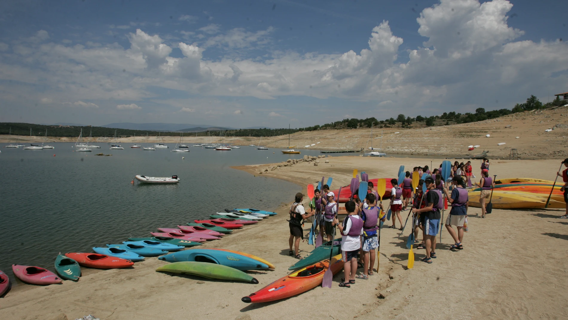 Actividades náuticas en el Atazar