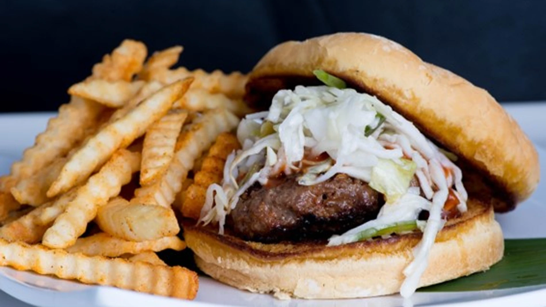 Hamburguesa con patatas