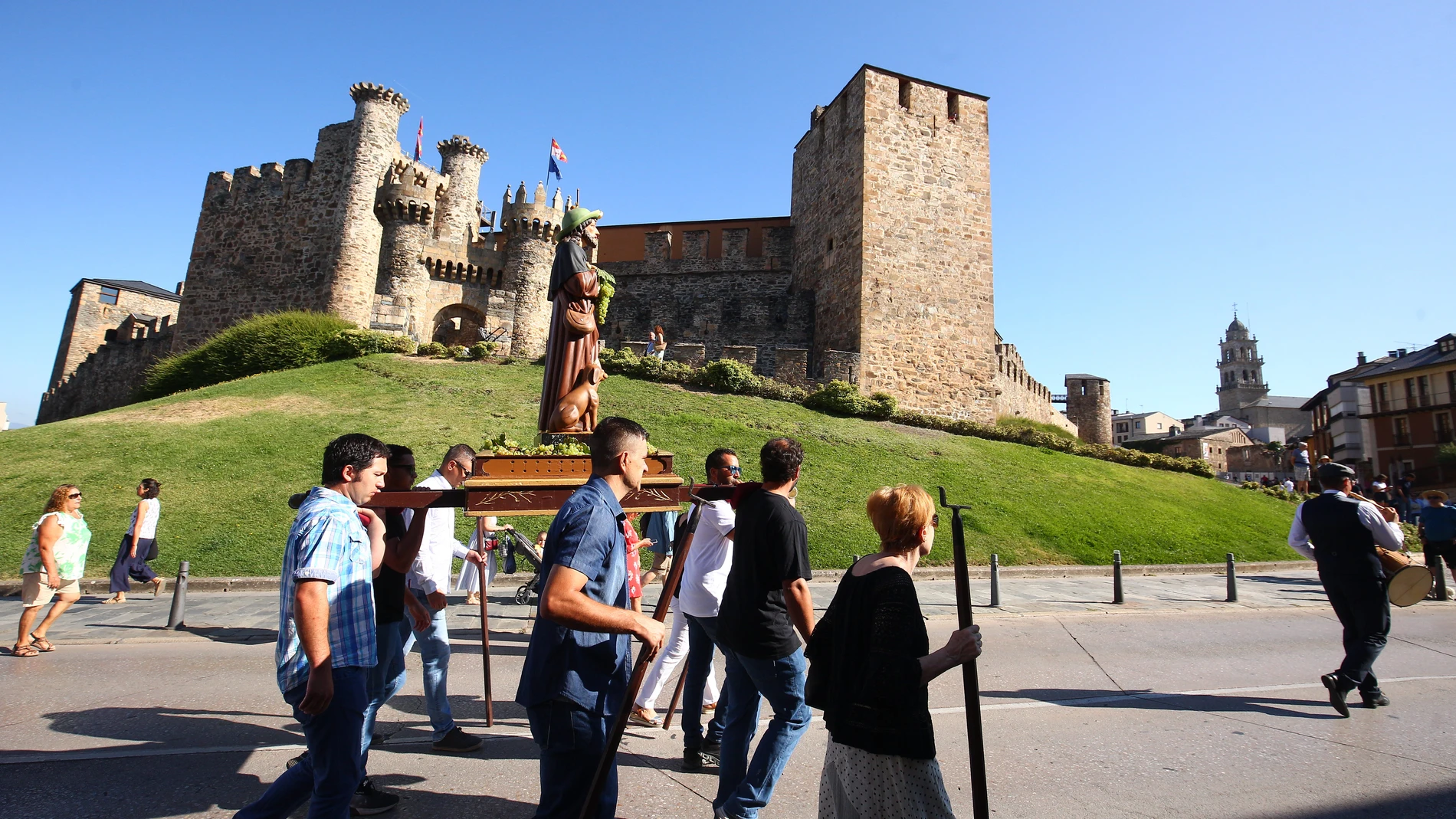 Renovación del 'Voto de Villa' a San Roque en Ponferrada