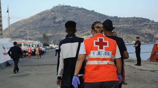 MURCIA.-Sucesos.- Interceptadas 15 pateras con 219 inmigrantes en las costas de la Región en los últimos 2 días