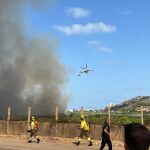Declarado un incendio en Cullera que afecta al parque natural de L'Albufera