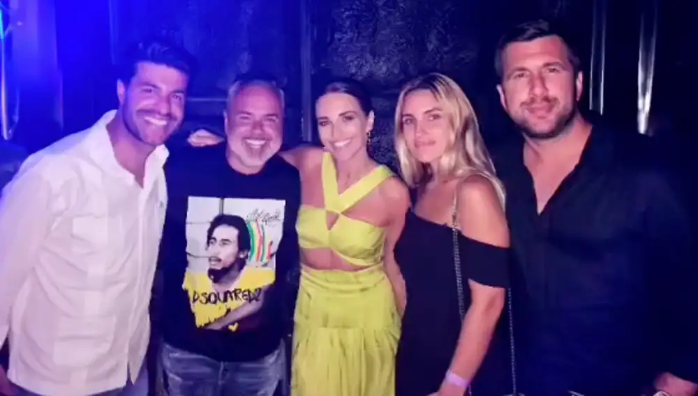 Paula Echevarría en el concierto de Juan Magán