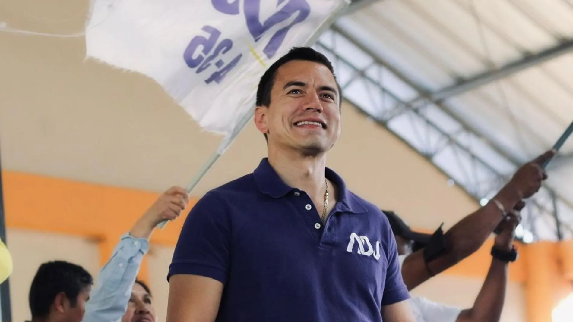 El candidato Daniel Noboa a las presidenciales de Ecuador Daniel Noboa