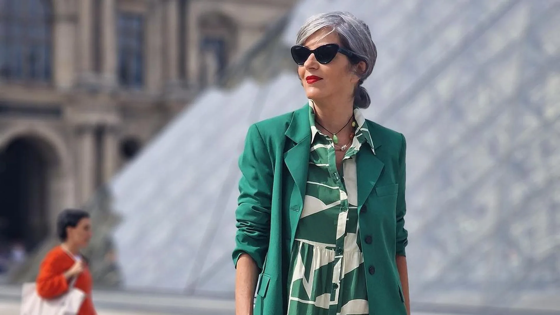 Carmen Gimeno con el vestido más cómodo de Zara
