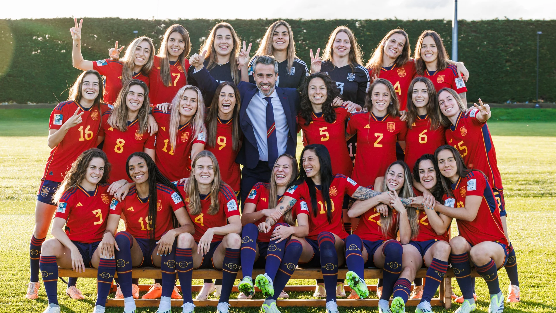 La foto de familia antes de la gran final