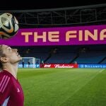 Alexia Putellas, en el último entrenamiento de la selección
