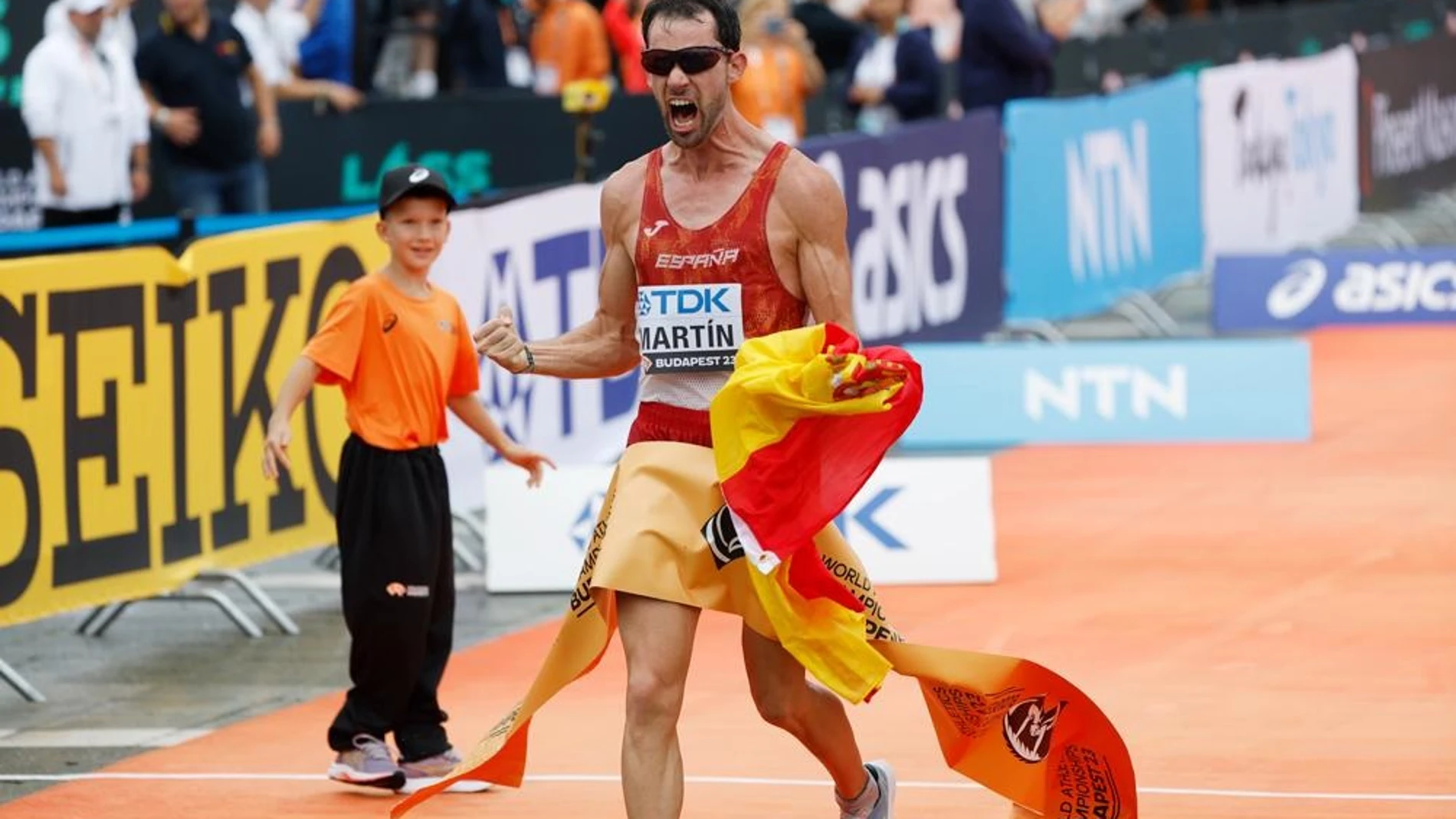 Álvaro Martín, campeón del mundo de 20 kilómetros marcha