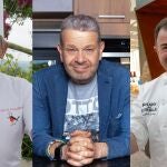 Karlos Arguiñano, Alberto Chicote y Martín Berasategui