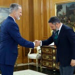 El rey contin&uacute;a su ronda de consultas con los dirigentes pol&iacute;ticos