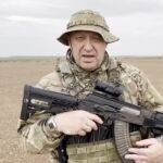 This frame grab taken from a video on the Telegram account of razgruzka_vagnera on August 22, 2023, shows the leader of Russia's Wagner mercenary group Yevgeny Prigozhin as he addresses the camera at an undisclosed location.