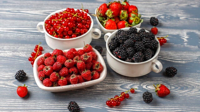 Fresas, arándanos y moras comparten propiedades beneficiosas para la memoria
