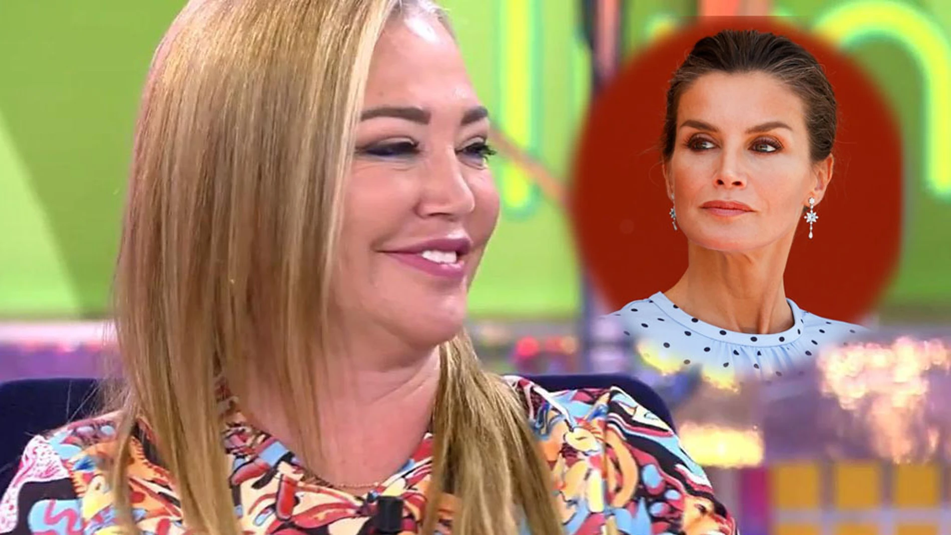 Belén Esteban y la Reina Letizia