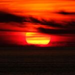 Atardecer rojizo