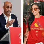 Luis Rubiales y Jennifer Hermoso