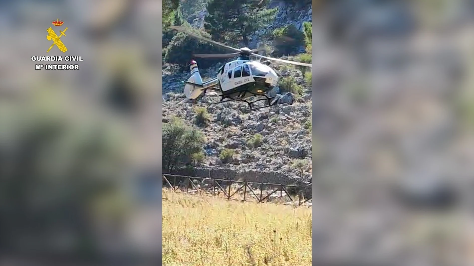 Rescate de una senderista en la Sierra de Grazalema (Cádiz)GUARDIA CIVIL27/08/2023