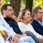 Moreno acompañó a Feijóo en el arranque de curso político