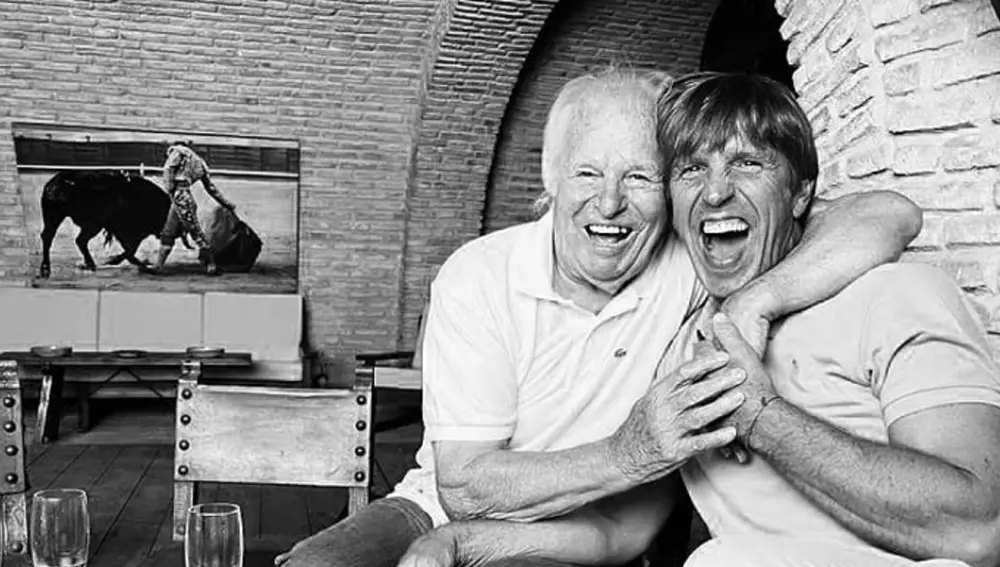 Manuel Díaz "El Cordobés" junto a su padre Manuel Benitez "El Cordobés"