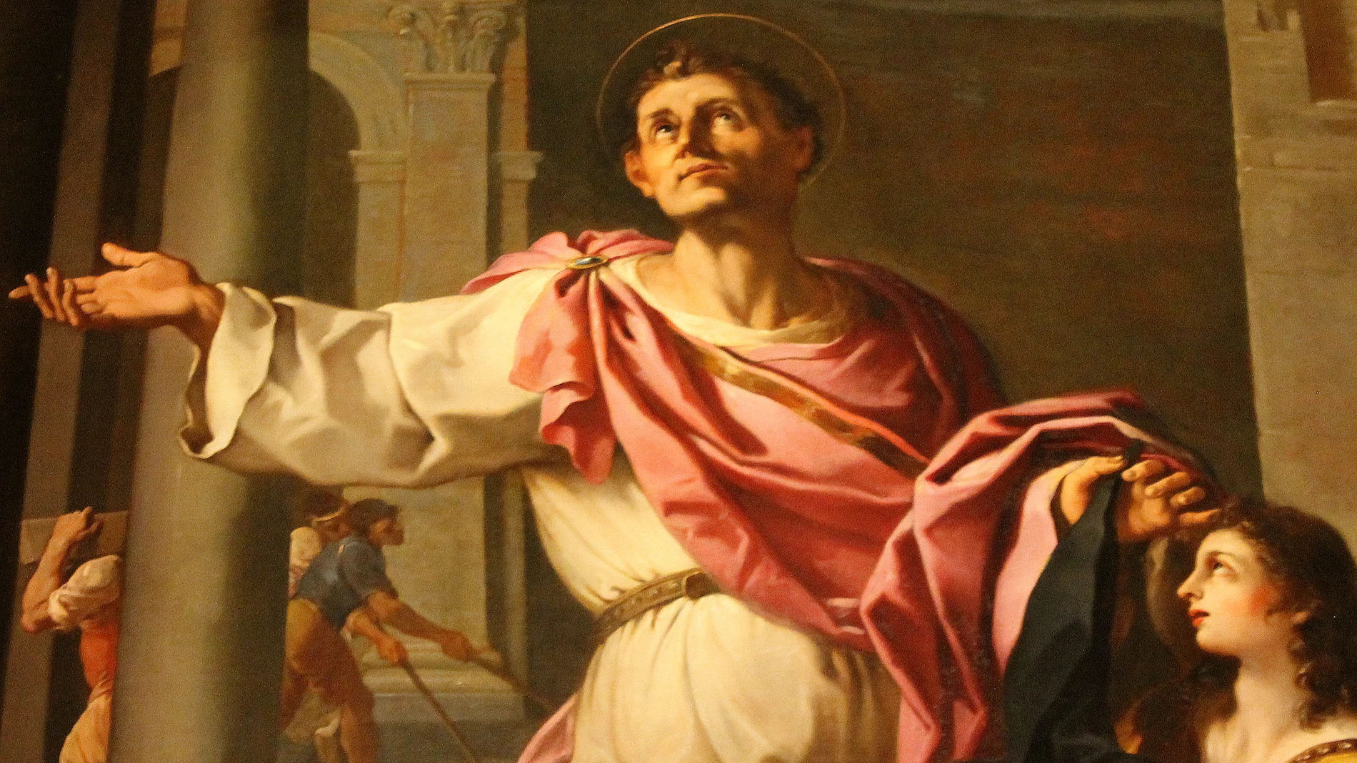 Retrato de San Pamaquio de Roma