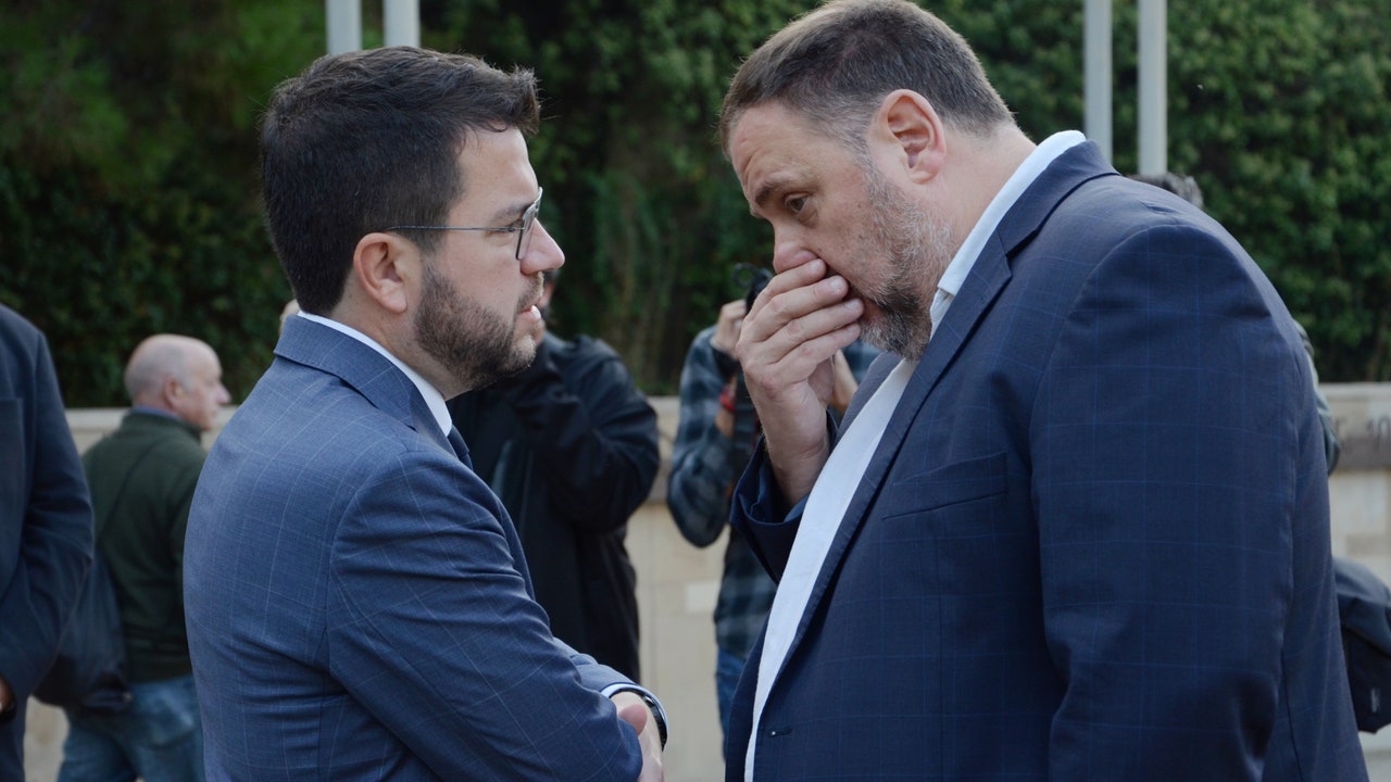 Aragonès se desmarca de Junqueras y reabre la fractura interna de ERC