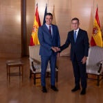 Reunión en el congreso entre Sánchez y Feijoo 