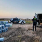 Operativo antidroga en Trebujena (Cádiz)