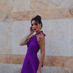 Rocío Osorno con vestido de Zara.