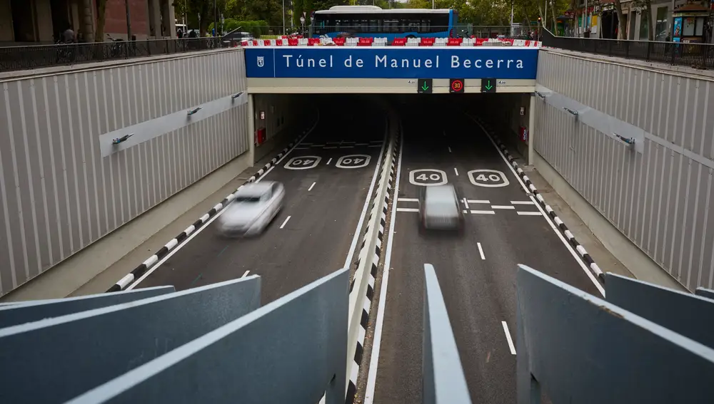 El túnel de Manuel Becerra abre este fin de semana tras las obras de este verano.