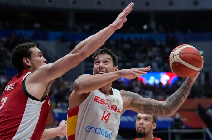Willy Hernangómez fue el máximo anotador de España ante Canadá