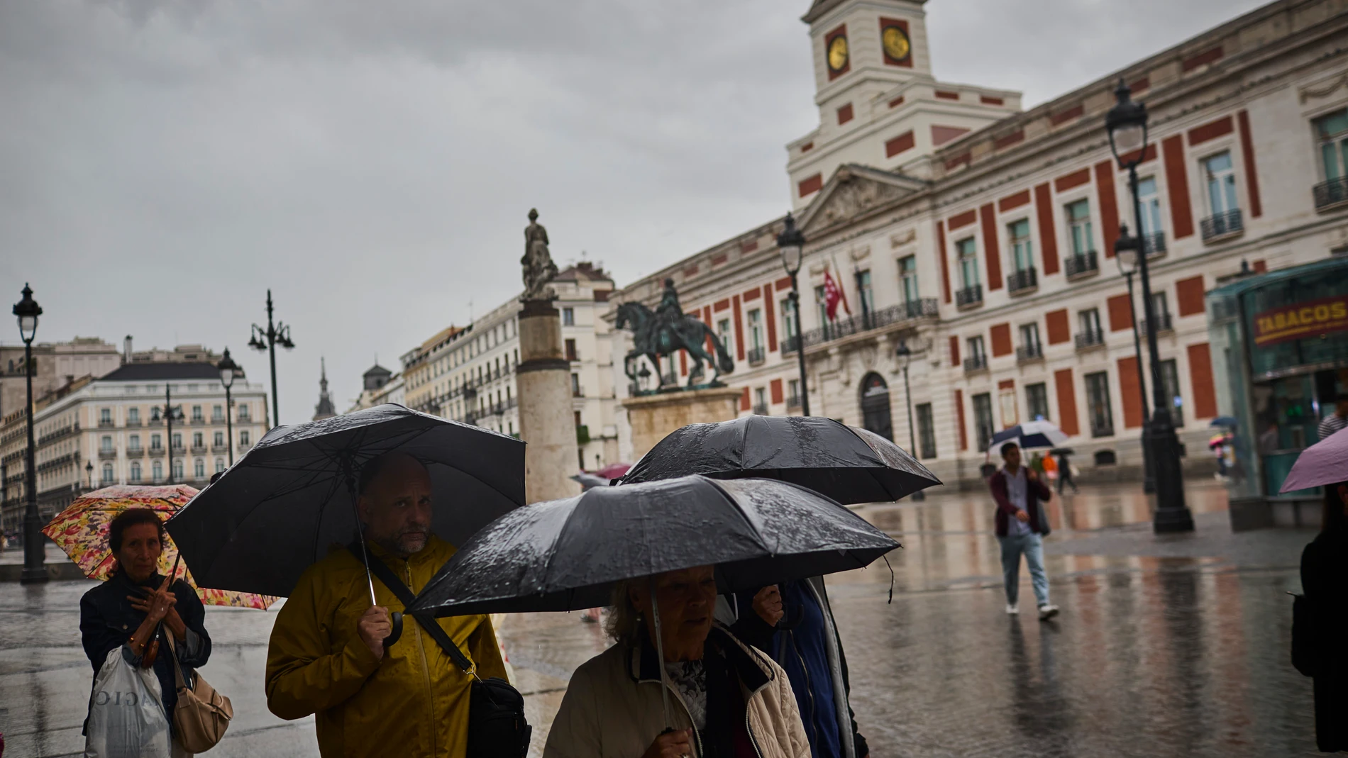 Fuertes lluvias y tormentas con motivo de la DANA que atraviesa hoy la península. © Alberto R. Roldán / Diario La Razón.01 09 2023