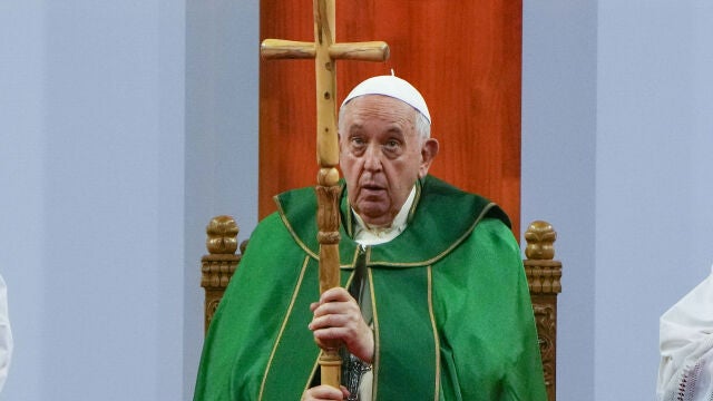 El Papa Francisco preside una misa este domingo en la Arena de la Estepa en Ulán Bator, la capital de Mongolia