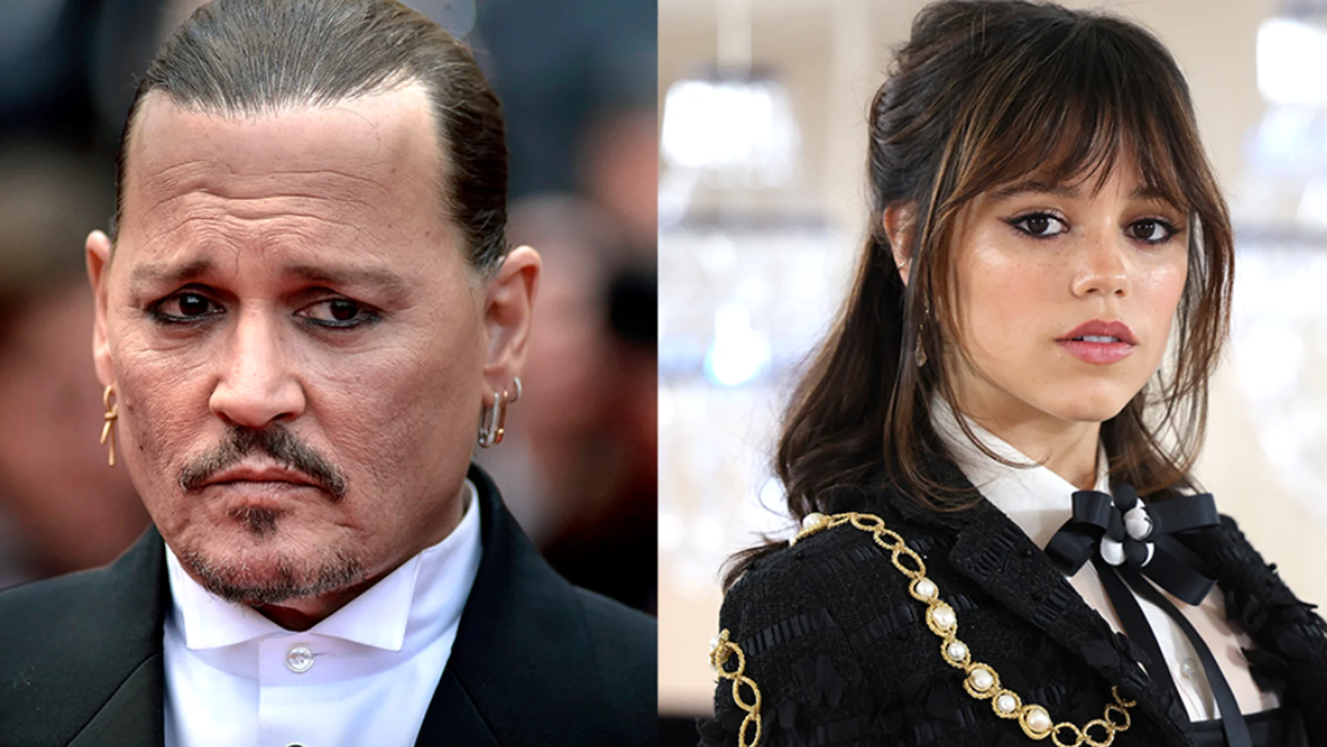 Johnny Depp y Jenna Ortega