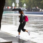 Lluvias en Madrid 