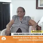 Los padres de Edwin Arrieta