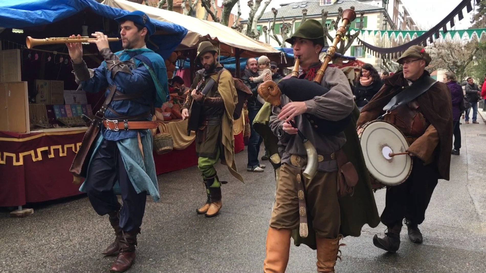 Mercado medieval en El Escorial